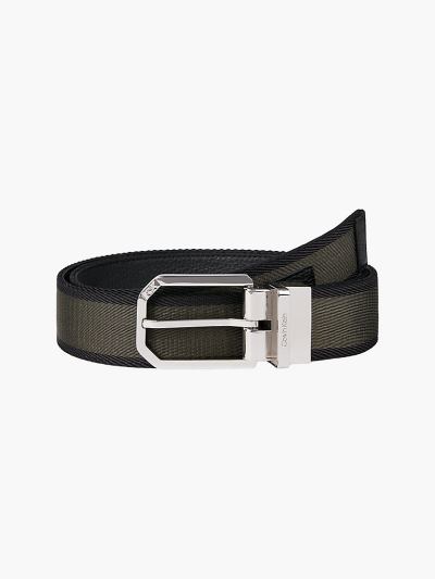 Calvin Klein Táskák & Kiegészítők HU019393 | Calvin Klein Reversible Férfi Öv Fekete / Olivazöld